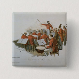 Das Orchester Johann Strauss an einem Button