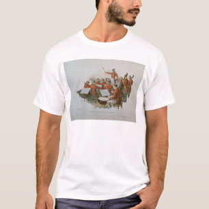 Das Orchester Johann Strauss an einem T-Shirt
