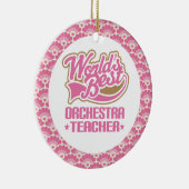 Das Orchester-Lehrer-Geschenk-Verzierung der Welt Keramik Ornament (Rechts)