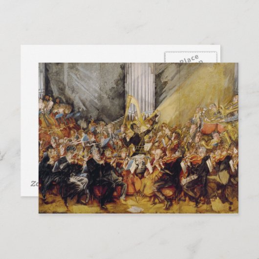 Das Orchester Postkarte (Vorne/Hinten)