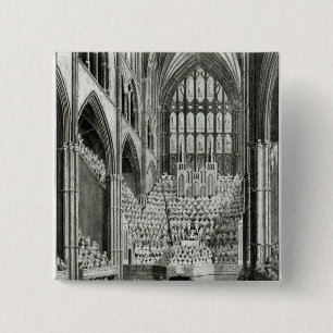 Das Orchester und die Ausführenden in Westminster Button