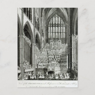 Das Orchester und die Performers in Westminster Postkarte