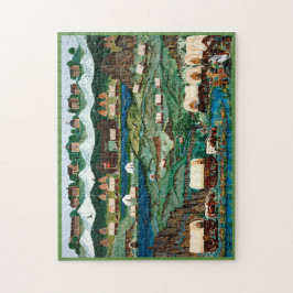 Das Oregon-Hinterpuzzlespiel Puzzle