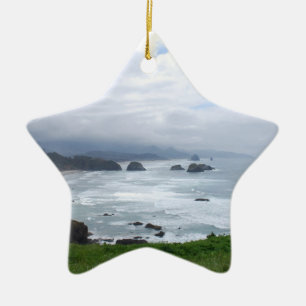 Das Oregon-Küsten-Wetter Keramikornament