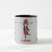 Das Original Flapper Girl Roaring '20er Niedlich Tasse (Zentrum)