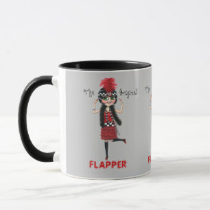 Das Original Flapper Girl Roaring '20er Niedlich Tasse