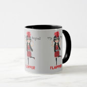 Das Original Flapper Girl Roaring '20er Niedlich Tasse (VorderseiteRechts)