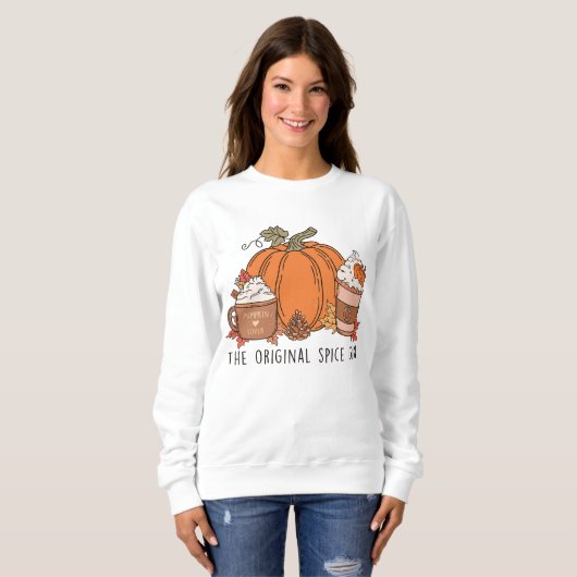 Das Original Gewürzmädchen Shirt, Fall Vibes Sweatshirt (Vorne ganz)