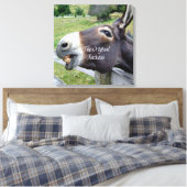 Das Original Jackass Funny Donkey Mule Farm Animal Leinwanddruck (Insitu (Schlafzimmer))