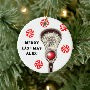 Das Original Merry Lax-mas Keramik Ornament