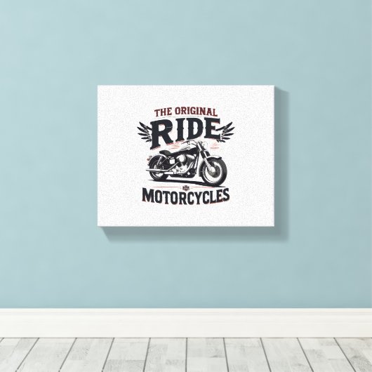 das originale Fahrrad Leinwanddruck (Insitu (Holzboden))