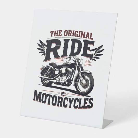 das originale Fahrrad Sockelschild (Vorderseite)