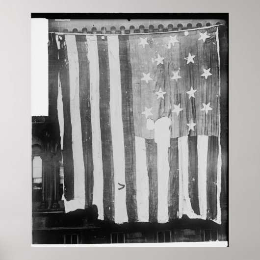 Das originale Star-Spangled-Banner mit 15 Sternen- Poster (Vorne)