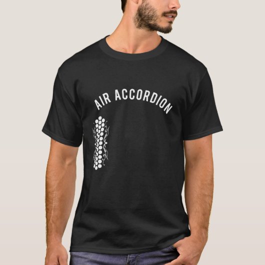 Das originelle Air Accordion Design T-Shirt (Vorderseite)