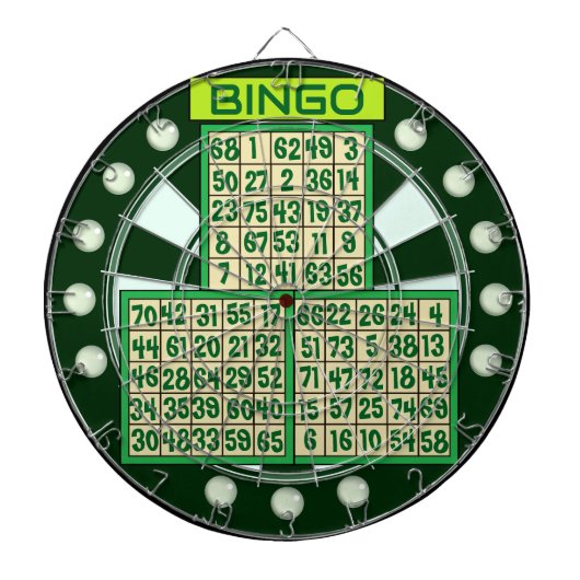 Das originelle Bingo Dartscheibe (vorne)