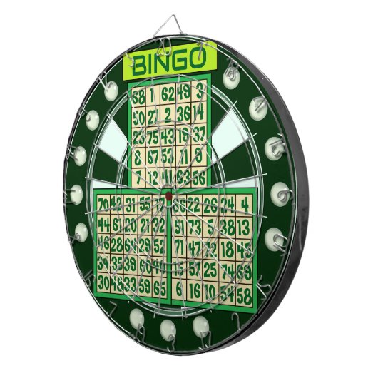 Das originelle Bingo Dartscheibe (Vorderseite rechts)
