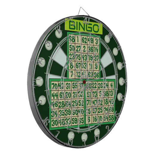 Das originelle Bingo Dartscheibe (Vorderseite Links)