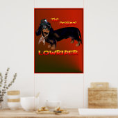 Das originelle Lowrider-Poster Poster (Küche)