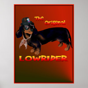 Das originelle Lowrider-Poster Poster