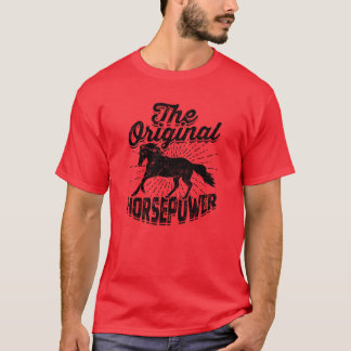 Das originelle Pferderennen T-Shirt