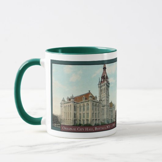 Das originelle Rathaus von Buffalo Coffee Tasse (Links)