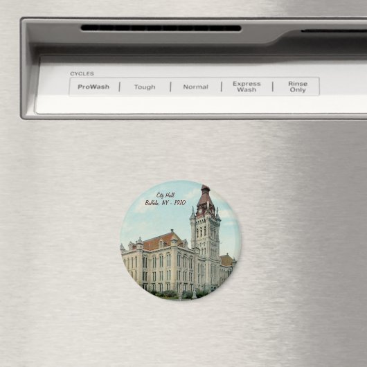 Das originelle Rathaus von Buffalo Magnet (In Situ (Geschirrspüler))