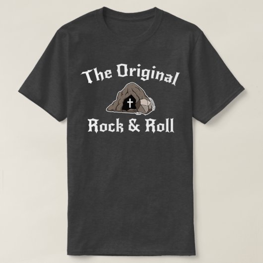Das originelle Rock and Roll Funny Osterdesign T-Shirt (Design vorne)