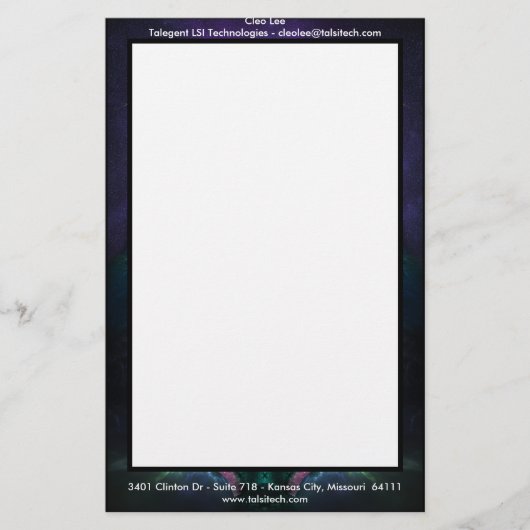 Das Orkolon Briefpapier (Vorderseite)