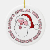 Das Ornament der Mustache Rides des Santa (Hinten)