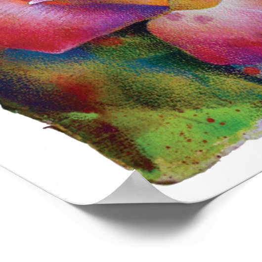 "Das Ornament eines Hauses..." Poster (Ecke)