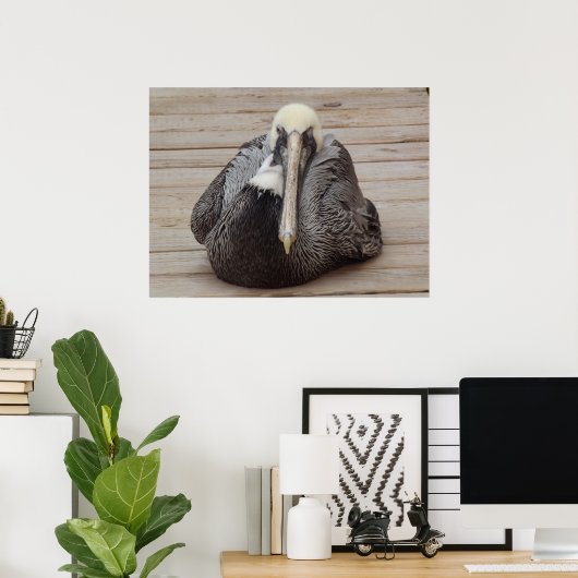 Das Ornery Pelican Poster (Heimbüro)