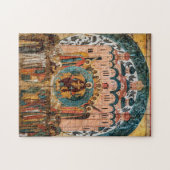 Das orthodoxe byzantinische Icon lädt zum Verweile Puzzle (Horizontal)