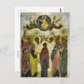 Das orthodoxe Christliche Symbol der Aufstiege Postkarte (Vorne/Hinten)