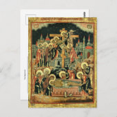 Das orthodoxe Christliche Symbol Postkarte (Vorne/Hinten)