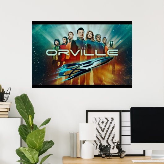 das orville A Glas Wein oder zwei Poster (Heimbüro)