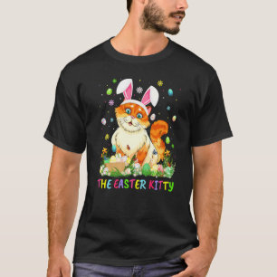 Das Oster-Kitty Osterhasen-Ohr-Kitty-Katze Ea T-Shirt