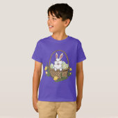 Das Osterhemd des Kid's Bunny Basket Tee Shirt im (Vorne ganz)