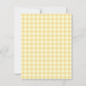 Das Osterküken und das goldene Ostereier Einladung (Rückseite)