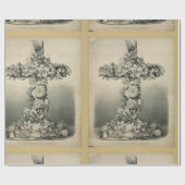 Das Ostern-Kreuz durch Ives 1869 Geschenkpapier (Flach)