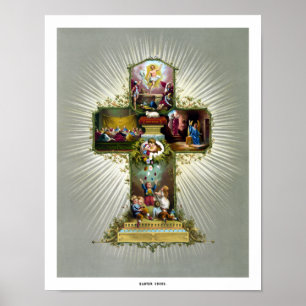 Das Ostern-Kreuz Poster