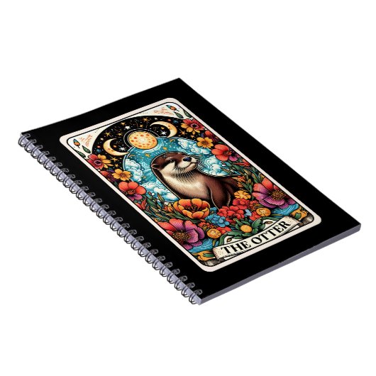 Das Otter Spirit Tarot Card Notebook Notizblock (Rechte Seite)