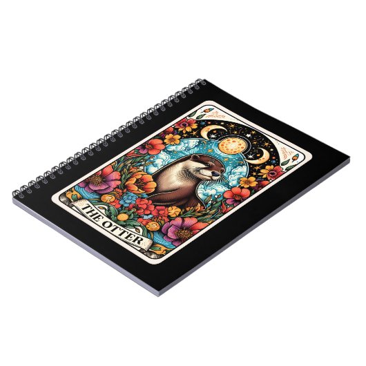 Das Otter Spirit Tarot Card Notebook Notizblock (Linke Seite)