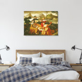 Das Outdoor-Konzert Leinwanddruck (Insitu (Schlafzimmer))