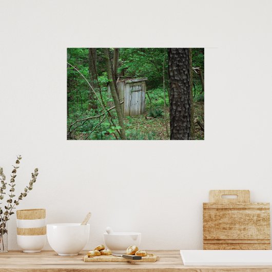 Das Outhouse-Poster Poster (Küche)
