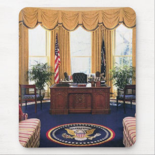 Das ovale Büro Mousepad