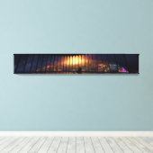 Das Overseer-Panorama Leinwanddruck (Insitu (Holzboden))