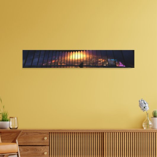 Das Overseer-Panorama Leinwanddruck (Insitu (Wohnzimmer))