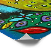 Das Owl Family Poster (Ecke)