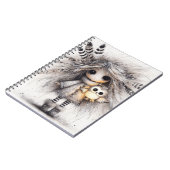Das Owl Keeper SpiralNotebook Notizblock (Linke Seite)