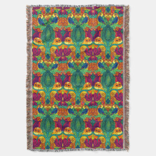 Das Owl Retro Art Nouveau-Muster von Voysey Decke